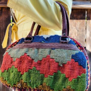 Wool tapestry bag